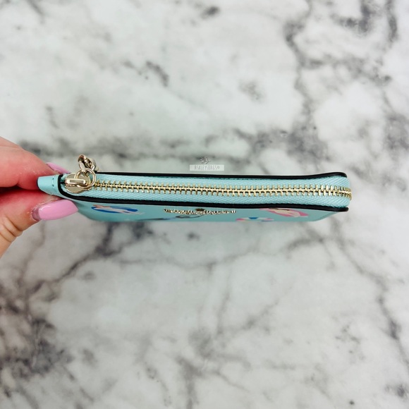 Kate Spade Pool Float Medium L-Zip Card Holder Wallet - Picture 3 of 6